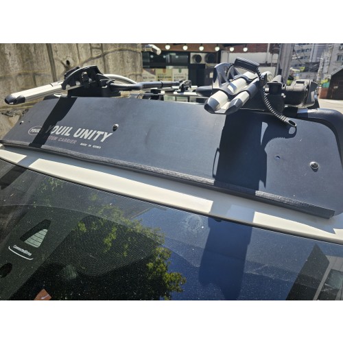 BMW 루프바 자전거캐리어 바람막이 세트 팝니다